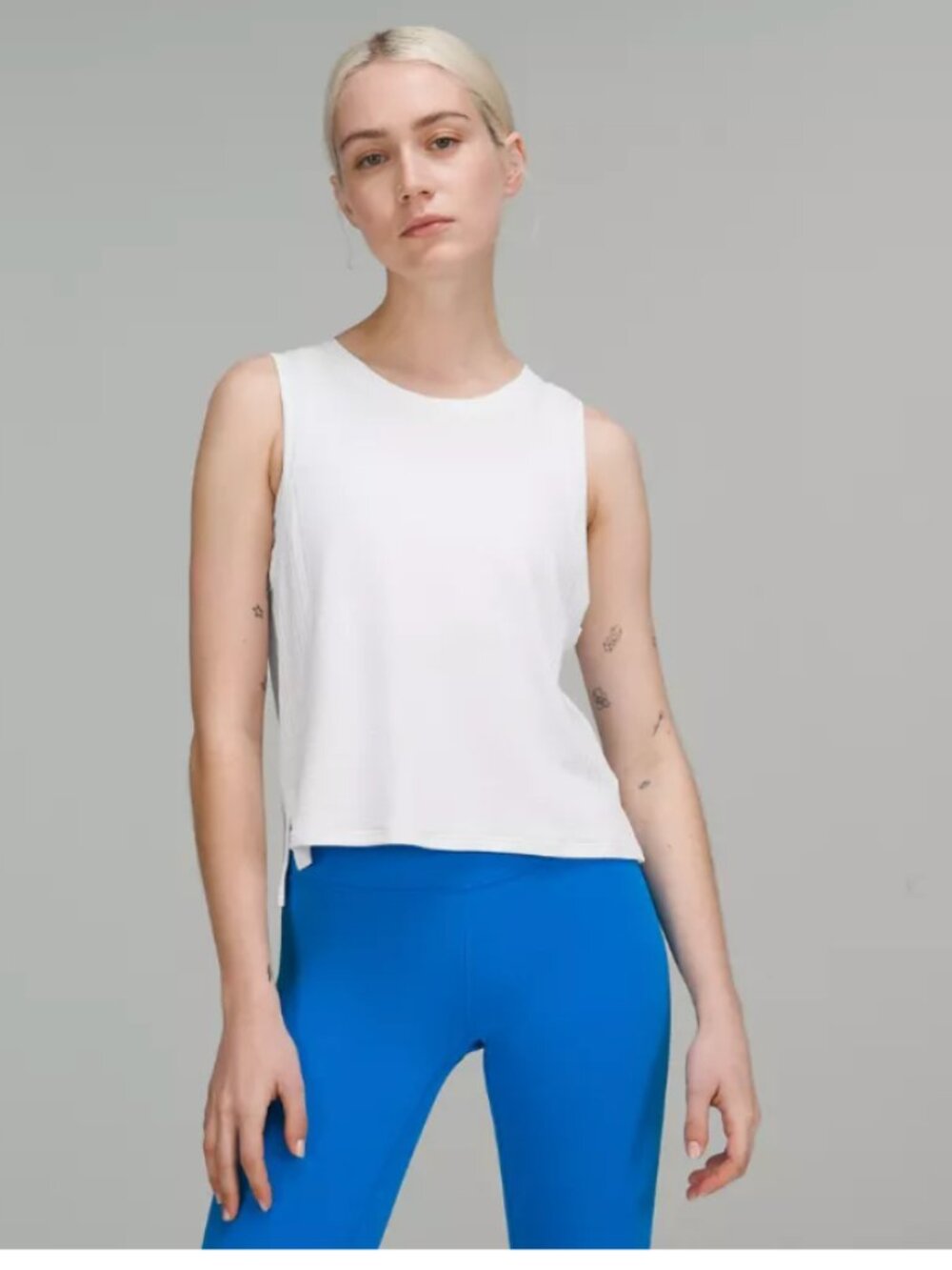 Lululemon Train to Be Tank Top High-Low Hem
